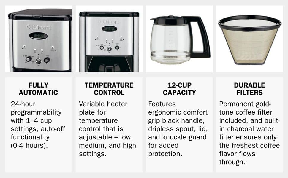 Cuisinart DCC-1200 Brew Central 12-Cup Programmable Coffee Maker