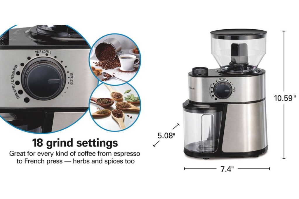 Hamilton Beach Electric Burr Coffee Grinder