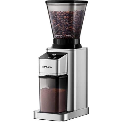 SHARDOR Conical Burr Coffee Grinder - The Best Burr Coffee Grinders Under $100